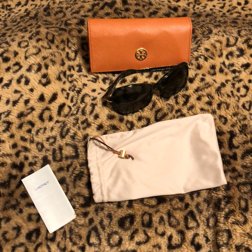 Tori Burch Olive Green Sunglasses